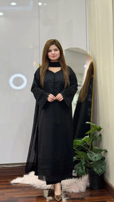 Long black lace 3pcs
