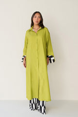 Olive gown 2pcs