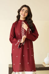 Cherry Embroidered 2pcs