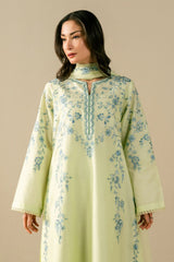 Pastel Embroidered 3pcs